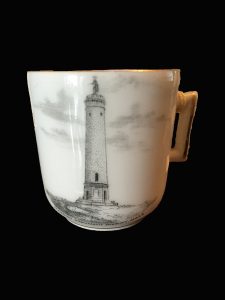 Tea cup with image of the Myles Standish Monument, Duxbury