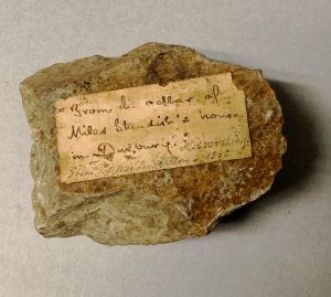 Stone from the homesite of Myles Standish