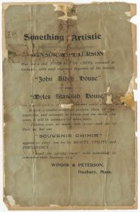 Winsor and Peterson souvenir sale catalogue